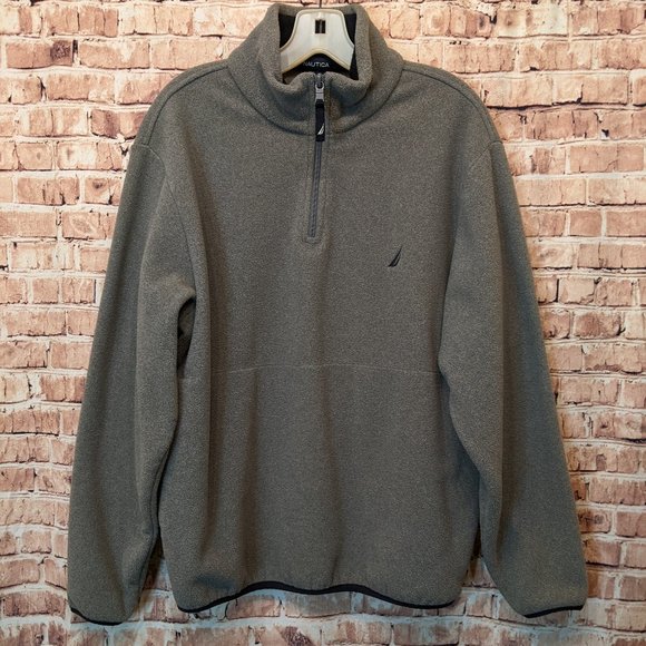 Nautica 1/4 Fleece Zip Pull Over Size Small - Picture 1 of 9